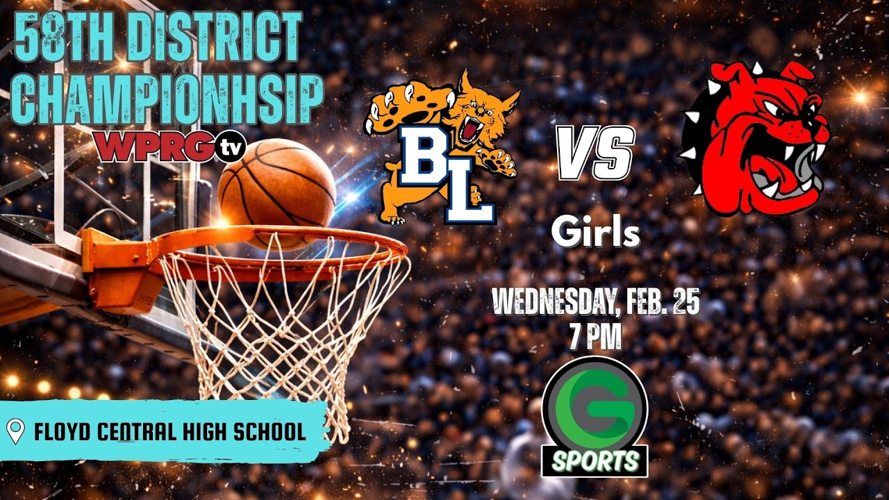 Betsy Layne vs. Lawrence County - Girls 58th District Championship on WPRGtv (02.25.26)