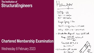 2023 IStructE Past Exam - Question 4 - Section 2C - Part 3 - Hangers & Foundations