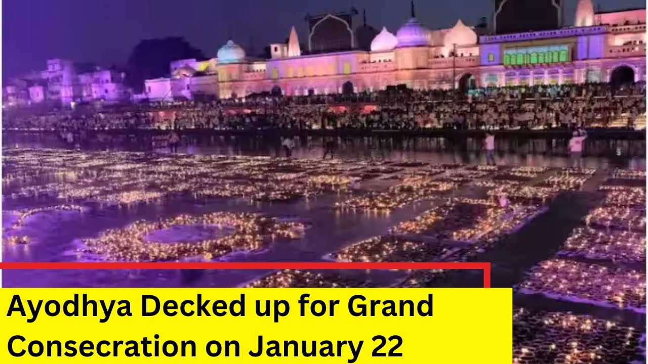 Ayodhya Decked up for Grand Consecration on January 22 | NewsX - YouTube