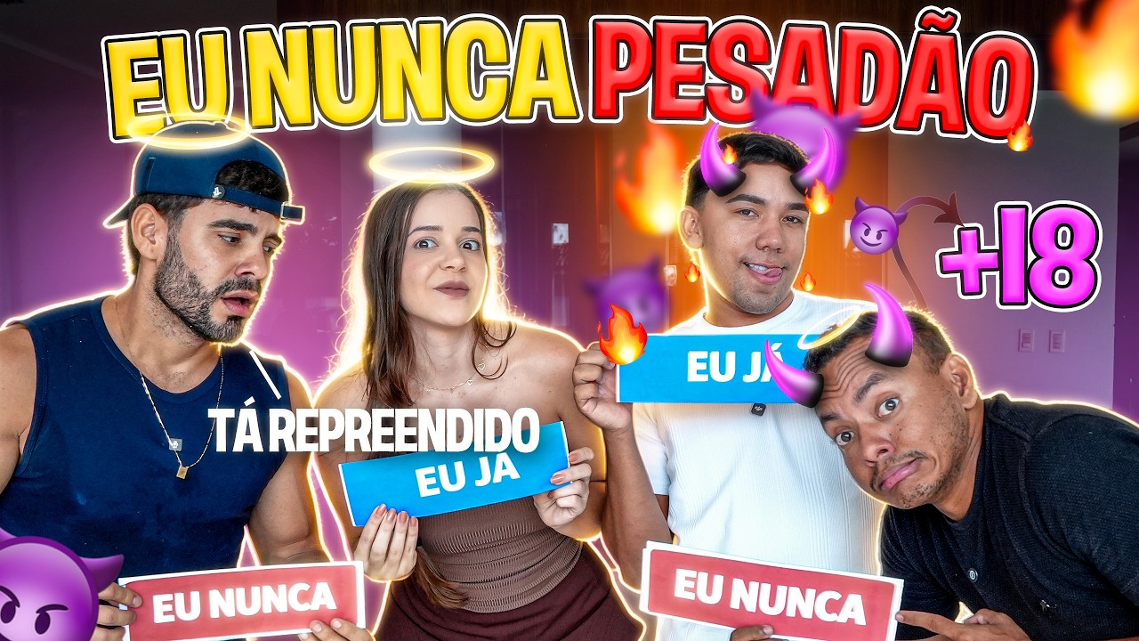 ELE é completamente sem FUTURO! Quiz "EU NUNCA" mais PESADO que você já viu! [+18]