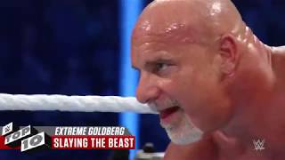 Goldberg's most extreme moments  WWE Top 10 1