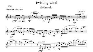3. Interlude: Twisting Wind -- Contemporary violin solo