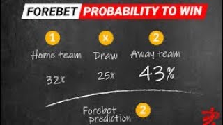 FREE PREDICTION STRATEGY FOR HOME AND AWAY WIN WITH FOREBET APPLICATION