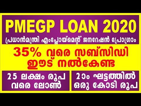 35% സബ്സിഡിയുള്ള PMEGP വായ്പ എങ്ങനെ ലഭിക്കും? | How to get pmegp loan | Online  apply PMEGP Loan