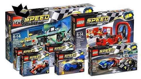 COMPILATION ALL LEGO Speed Champions 2017 - Speed Build for Collectors