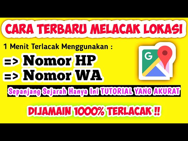 CARA MELACAK LEWAT GOOGLE MAPS TERBARU | Mudah 1000% Akurat !! class=