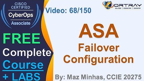 Free CCNA Cyber OPS | 68-ASA Failover Configuration | Day 3 | CCNA Cyber OPS 200-201 Complete Course