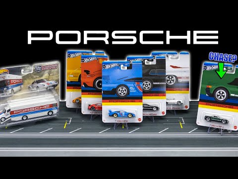 Hot Wheels Porsche Set & Team Transport (Chase Car?) - YouTube