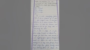 Application to the principal of your college requesting him/her to remit your library fine