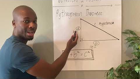 Finding the distance between 2 points using the Pythagorean Theorem