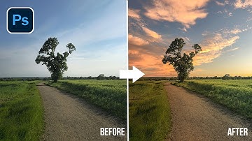 Realistically Replace Sky and Match Exact Lighting Using Blending in Photoshop