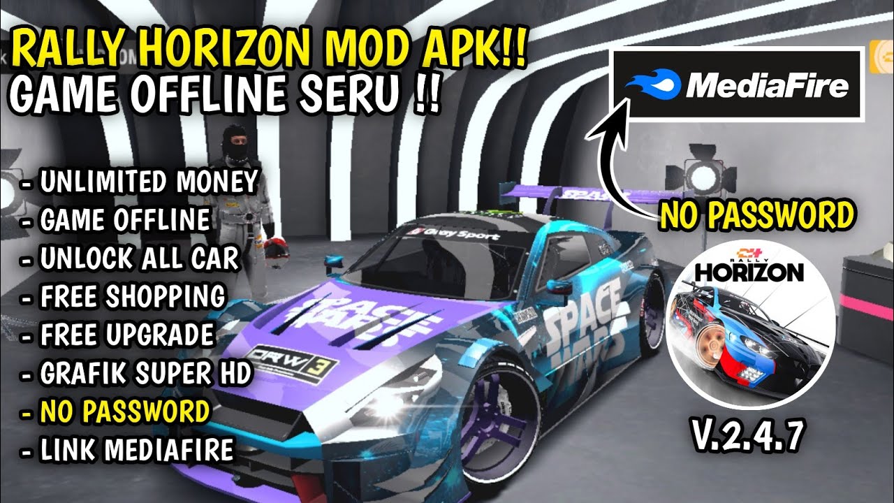 Update!! Rally Horizon Mod Apk Terbaru 2024 Unlock All Car