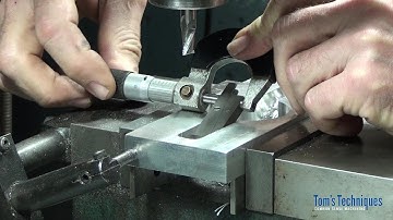 Clamp Knurling Tool Body, Milling the Slot