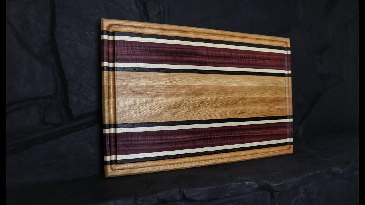 How to make a cutting board BEGINNER STEP BY STEP YouTube