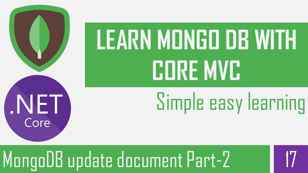 Update Document in MongoDB Part-2 | Update & UpdateMany Methods |  Asp.Net Core
