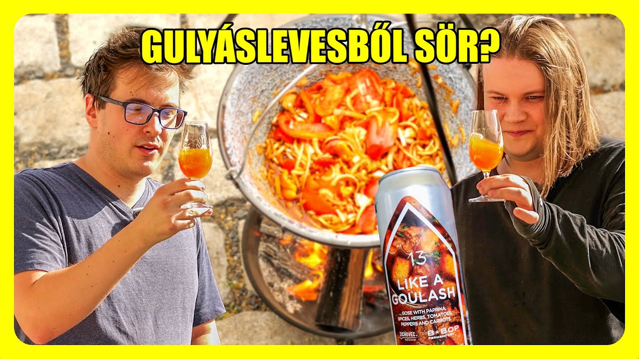 GULYÁSLEVESBŐL SÖR??? Csehországban sört főztünk
