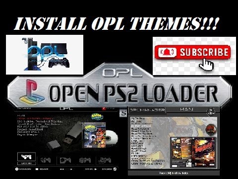 How to Install OPL Themes on a Playstation 2! 