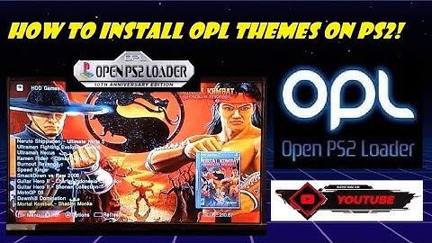 How to Install OPL Themes on a Playstation 2!