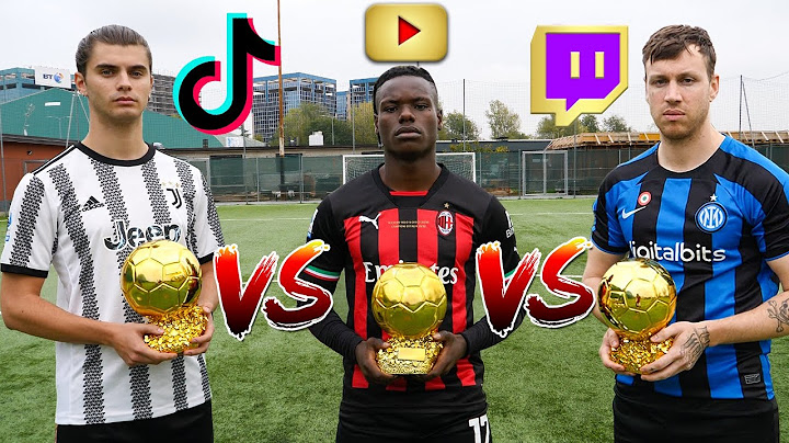 SUPER PALLONE D'ORO - YouTube VS Twitch VS TikTok