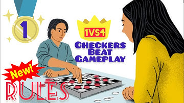 How to play Checkers ?? Checkers Best Gameplay ।। World Best Checkers Game ।।