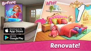 Design Blast - Match & Home Gameplay Walkthrough Part 1 - Level 1 ~ 11 (Android, IOS)