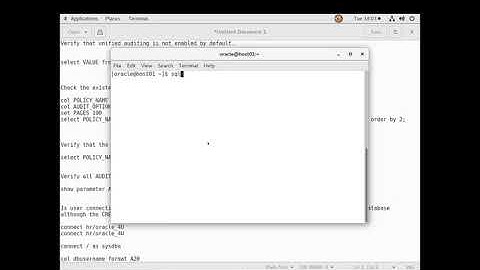 Enable unified auditing in Oracle database 12c