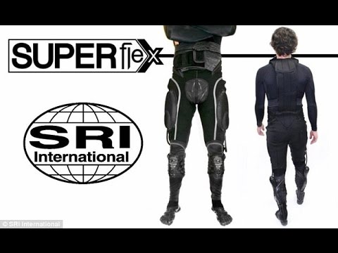 Superflex Man 'Superflex' suit includes hidden exoskeleton to give wearer superhuman ...