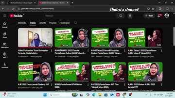 Tutorial upload video sapaan di e-learning Universitas Terbuka|