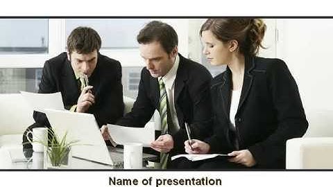 Teamwork PowerPoint Template by PoweredTemplate.com