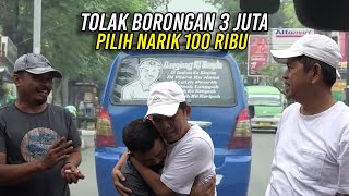 TAK MAU KECEWAKAN PELANGGAN-SOPIR ANGKOT TOLAK BORONGAN 3 JUTA-PILIH NARIK KARYAWAN 100 RIBU