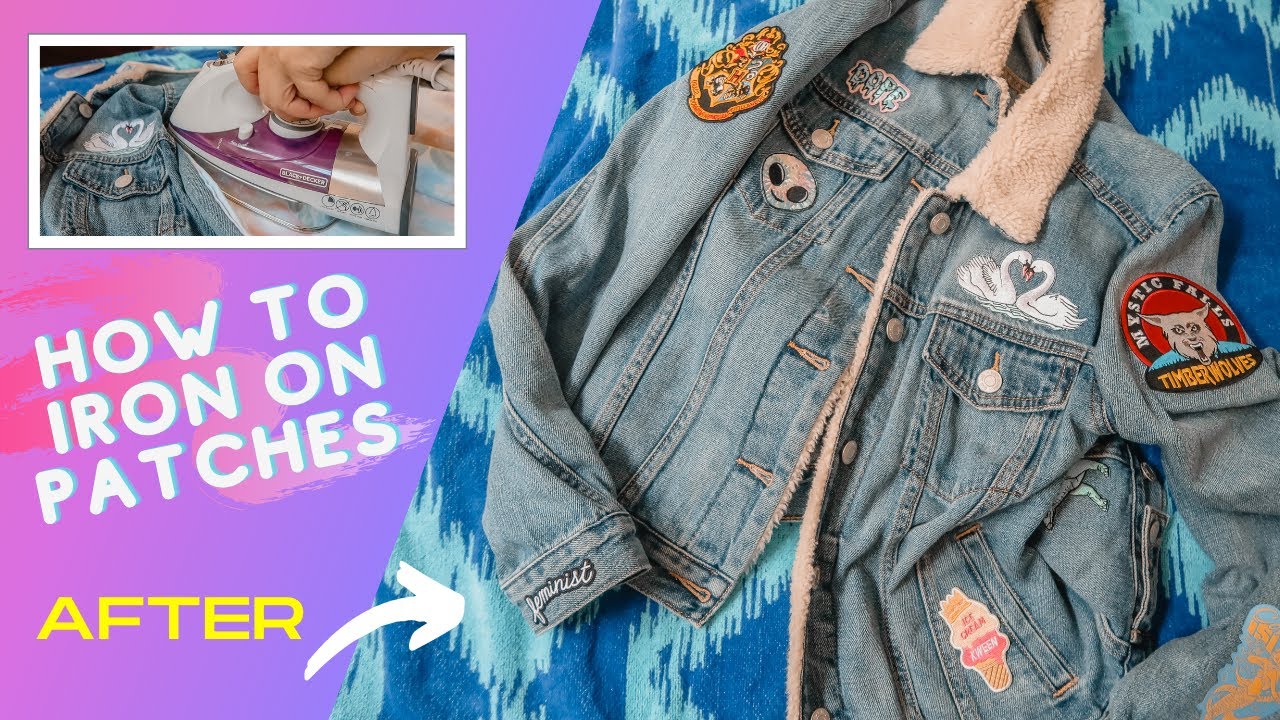 DIY Patch Denim Jacket – Grown and Curvy Woman