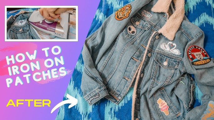 how to PATCH a pair of jeans (iron on) denim 