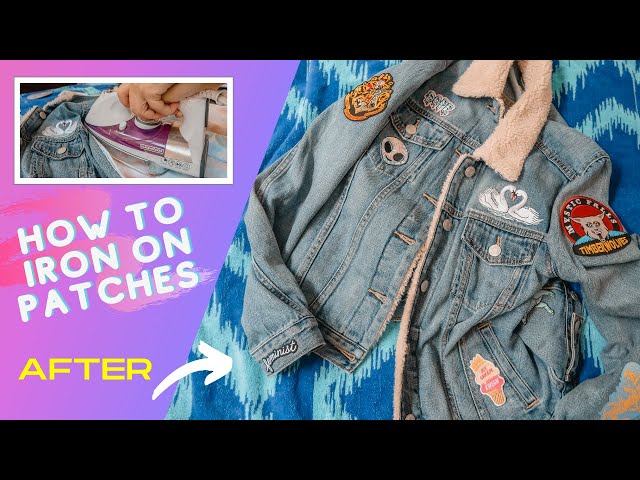 Personalized Monogram Girls Chenille Letter Patch Jean Jacket | Chenille  Name Patch Jacket | Toddler Girls Custom Jean Jackets