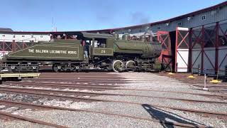 Steamtown Baldwin 26 Enters The Roundhouse 9421