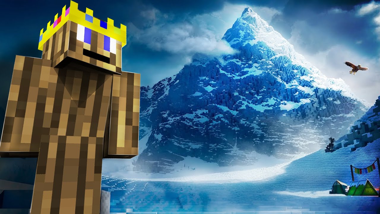 Megmásztam a MOUNT EVEREST-et... a Minecraftban!