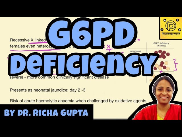 Thumbnail for G6PD deficiency | Hemolytic anemia| Hematology