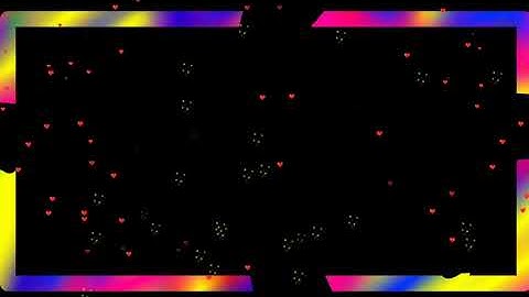 Neon Light Border | Frames Template Video | Glowing Frame Black Screen | Background Loop #2