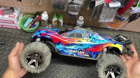 Rustler 4x4 VXL Pinion Change