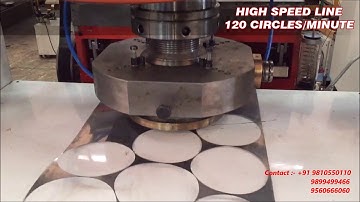 Automatic Circle Cutting Line | 100 Circles/Minute