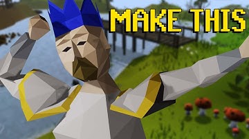 How to make Runescape (OSRS) thumbnails using Blender and greenscreen
