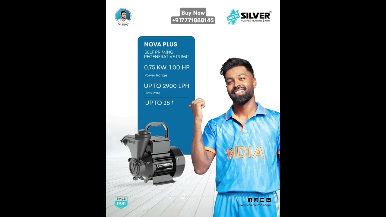 The Silver Pump Nova Plus self-priming pump