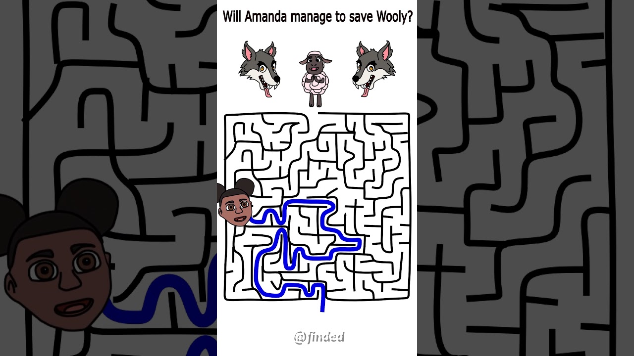 POV Amanda the adventurer maze puzzle game 