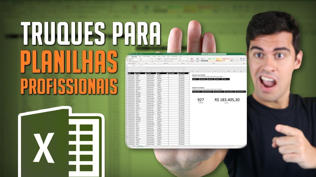 Planilha em Excel Profissional