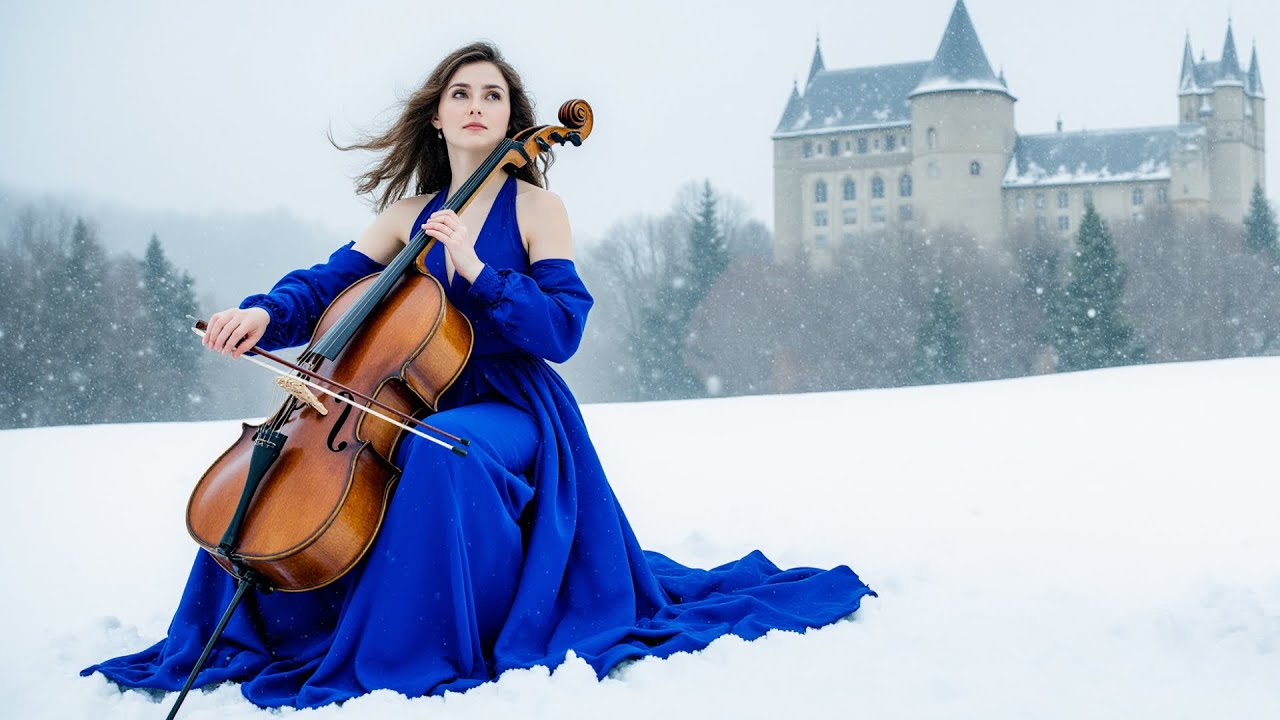 Serene Winter Melodies: Cello, Violin & Piano for Cozy Vibes 🎶❄️