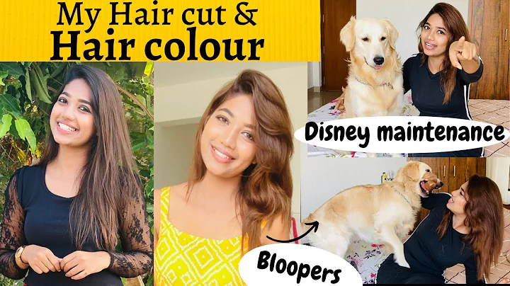 All about my HAIRCUT & HAIRCOLOUR  || DISNEY maint...