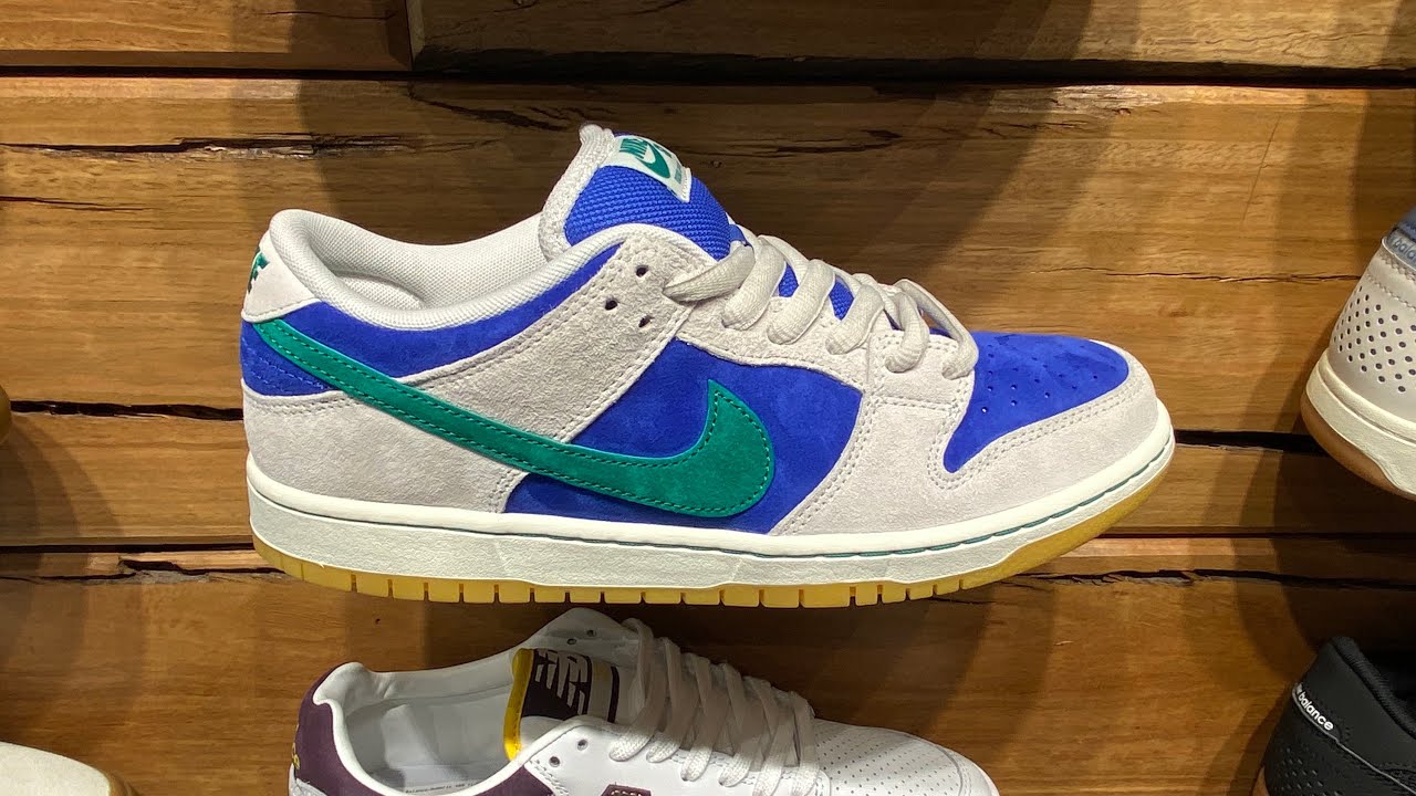 Nike SB Dunk Low Pro (Phantom/Malachite/Hyper Royal) - Style Code