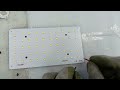 Check the 50W LED PCB of Flood light using 1500mA driver