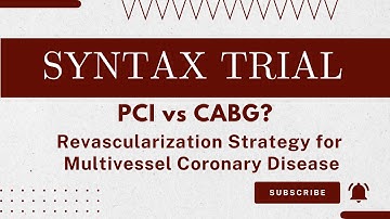 SYNTAX Trial: PCI vs. CABG - A Head-to-Head Comparison/syntax trial cardiology/syntax score/Syntax