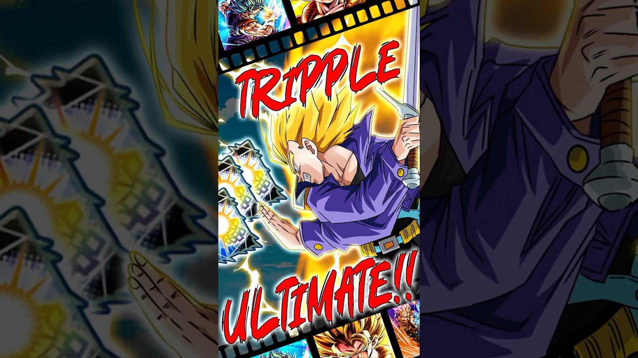 TRIPPLE ULTIMATES FOR TRUNKS!? LF Trunks Zenkai Showcase | Dragon Ball Legends PVP