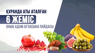 Құрандағы  аталған  6 жеміс  адам  ағзасына  өте  пайдалы